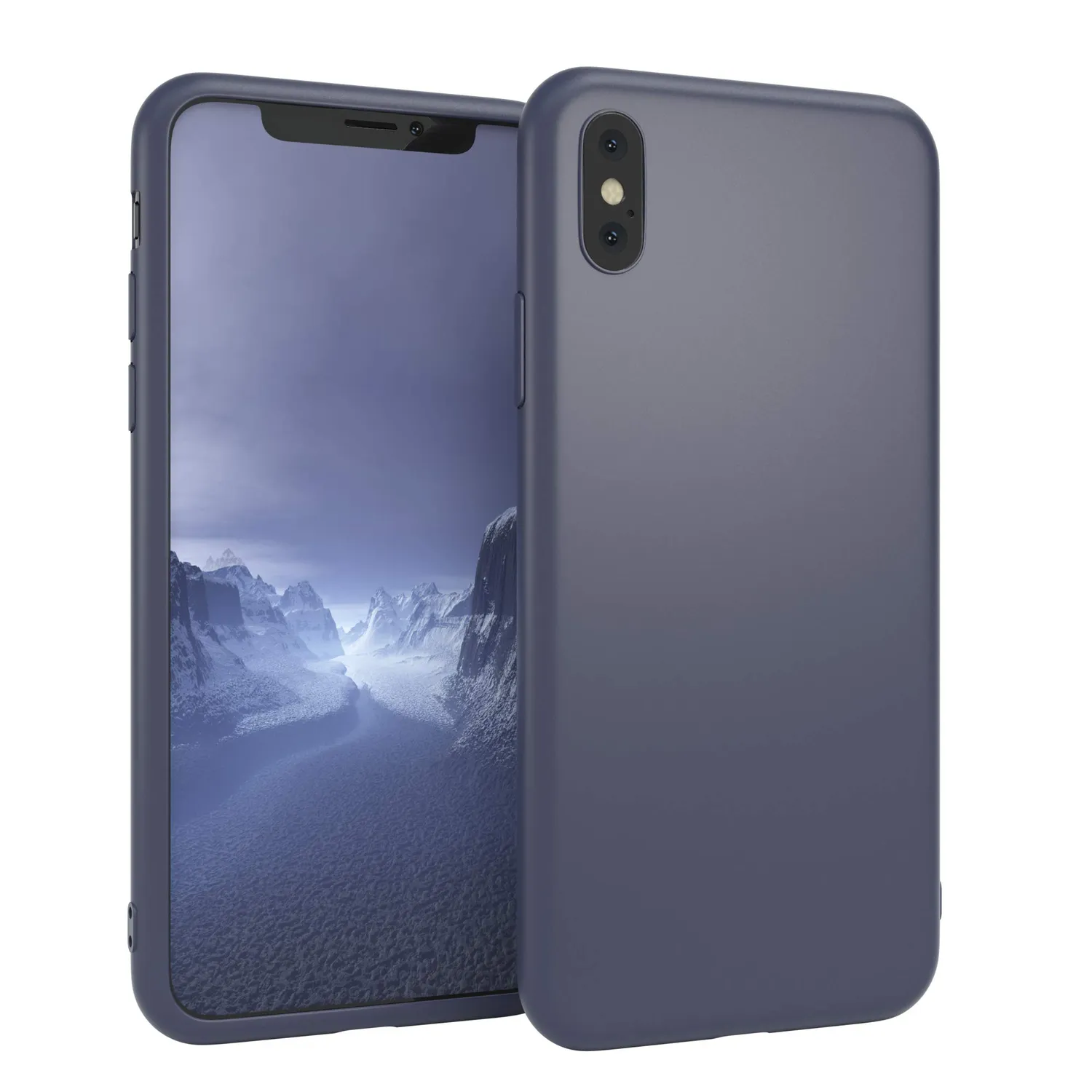 EAZY CASE Book iPhone XS Max Klapphülle Schwarz Kartenfach