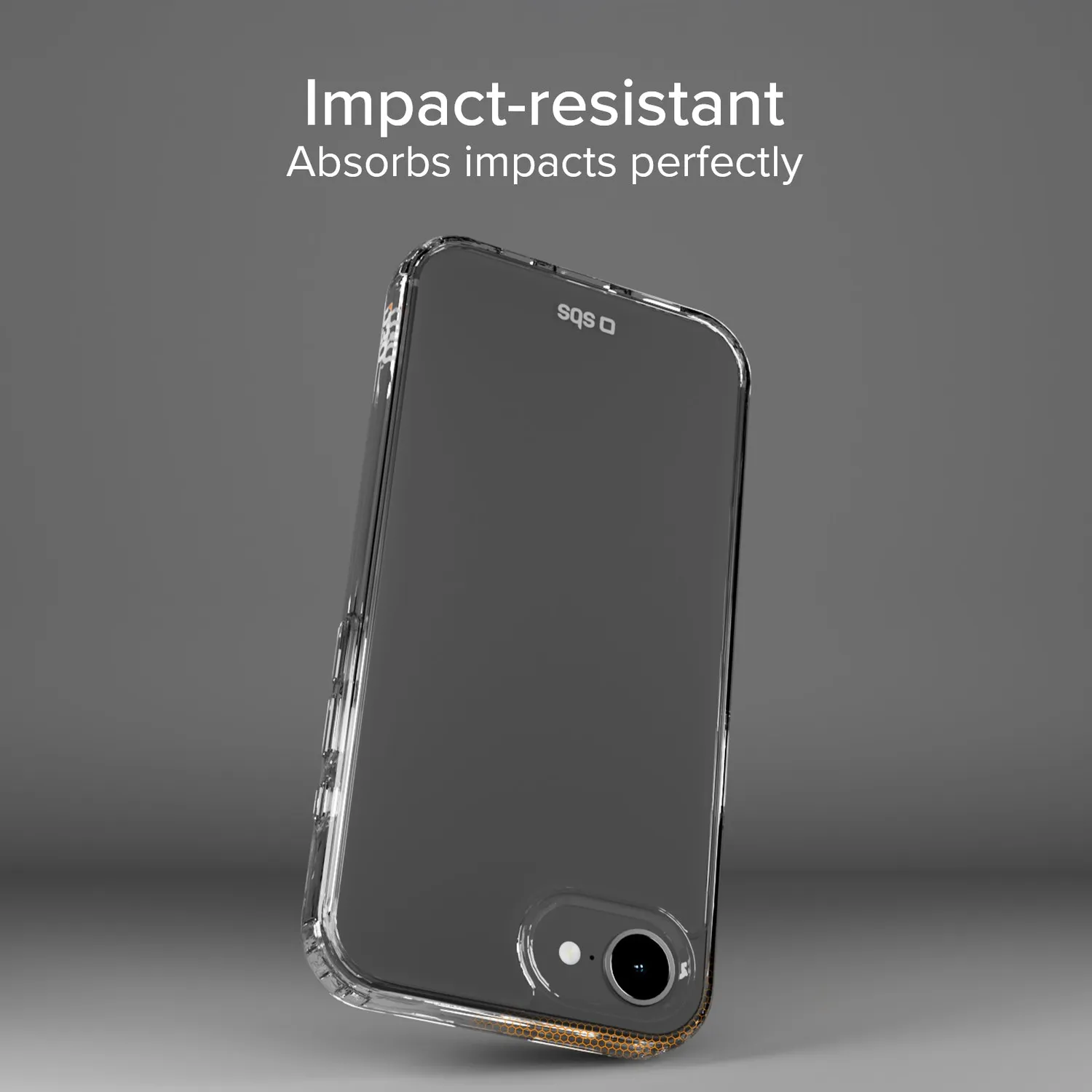 SBS D3O Handyhülle iPhone 16e transparent stoßfest
