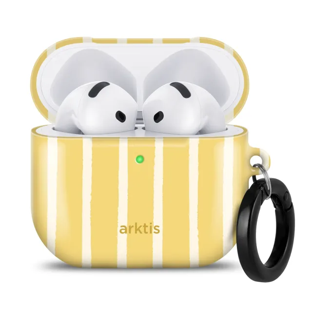 arktis Sunny Stripes AirPods 4 Hülle mit Print