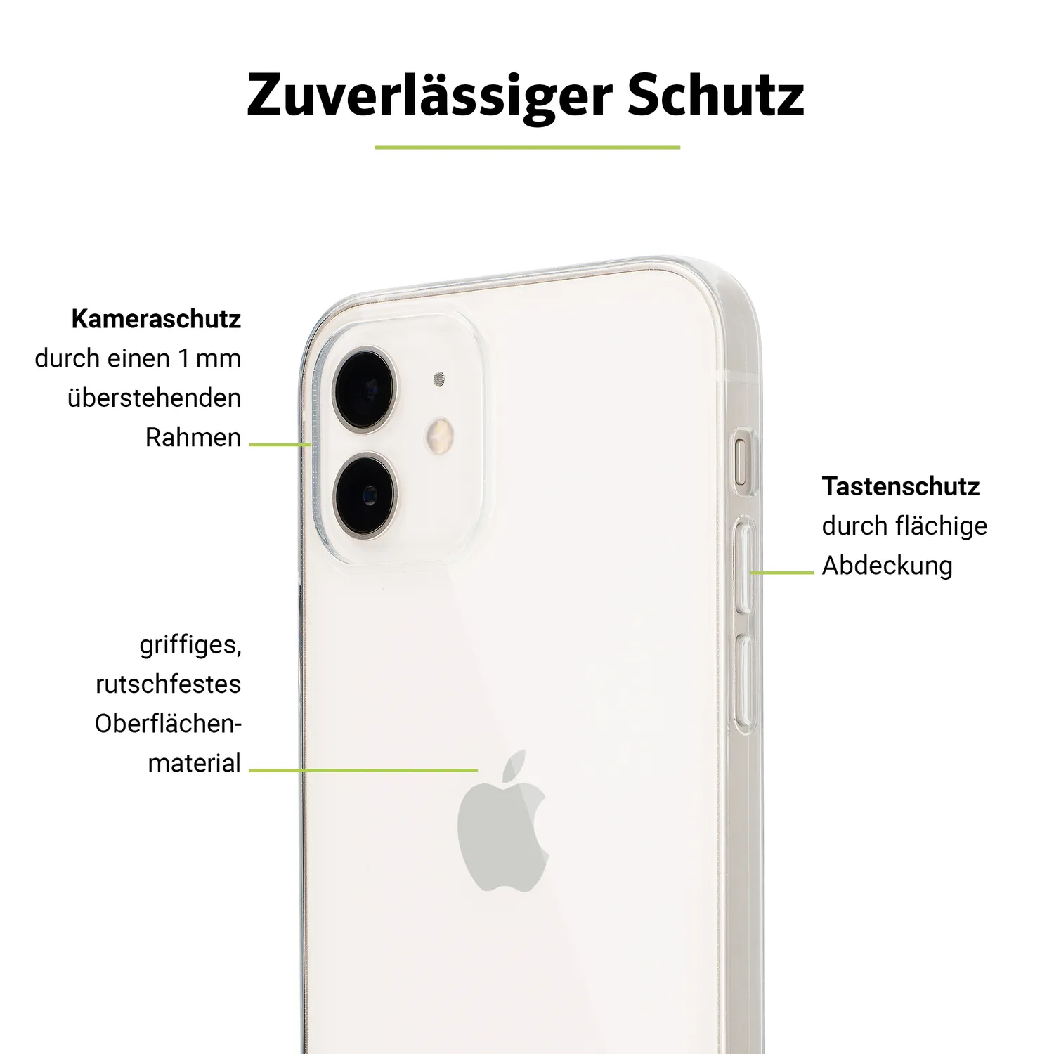Artwizz NoCase iPhone 11 Hülle transparent dünn