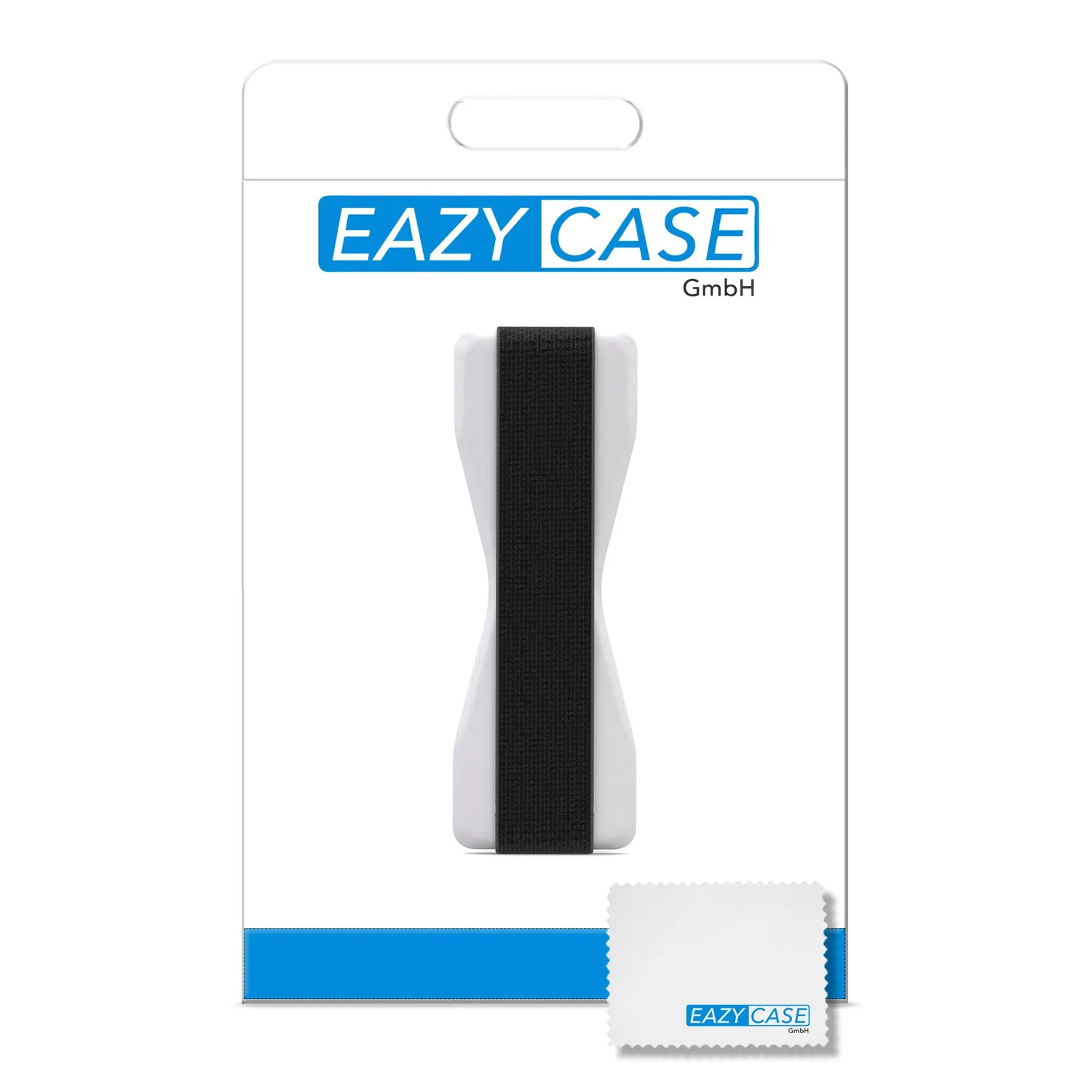EAZY CASE Universal Tablet Fingerhalter Weiß selbstklebend