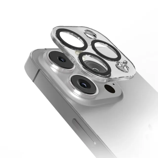 SBS iPhone 15 Pro Kameraglas Linsenschutz schwarz Glas