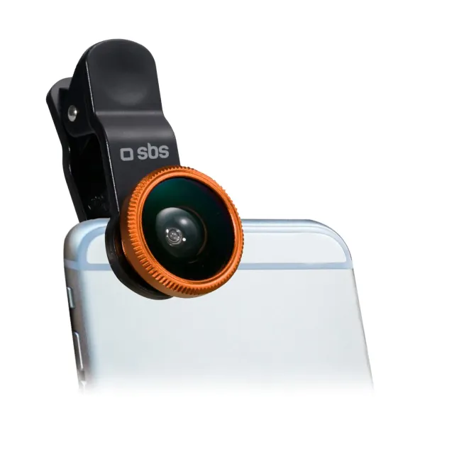 SBS Smartphone Linsenset 3in1 Makro Weitwinkel Fisheye