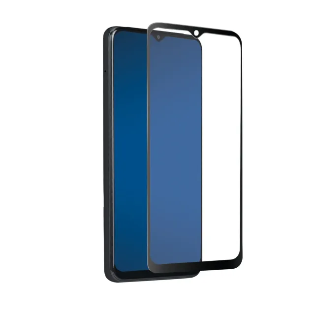 SBS Full Cover Panzerglas Samsung Galaxy A02s/A03s schwarz