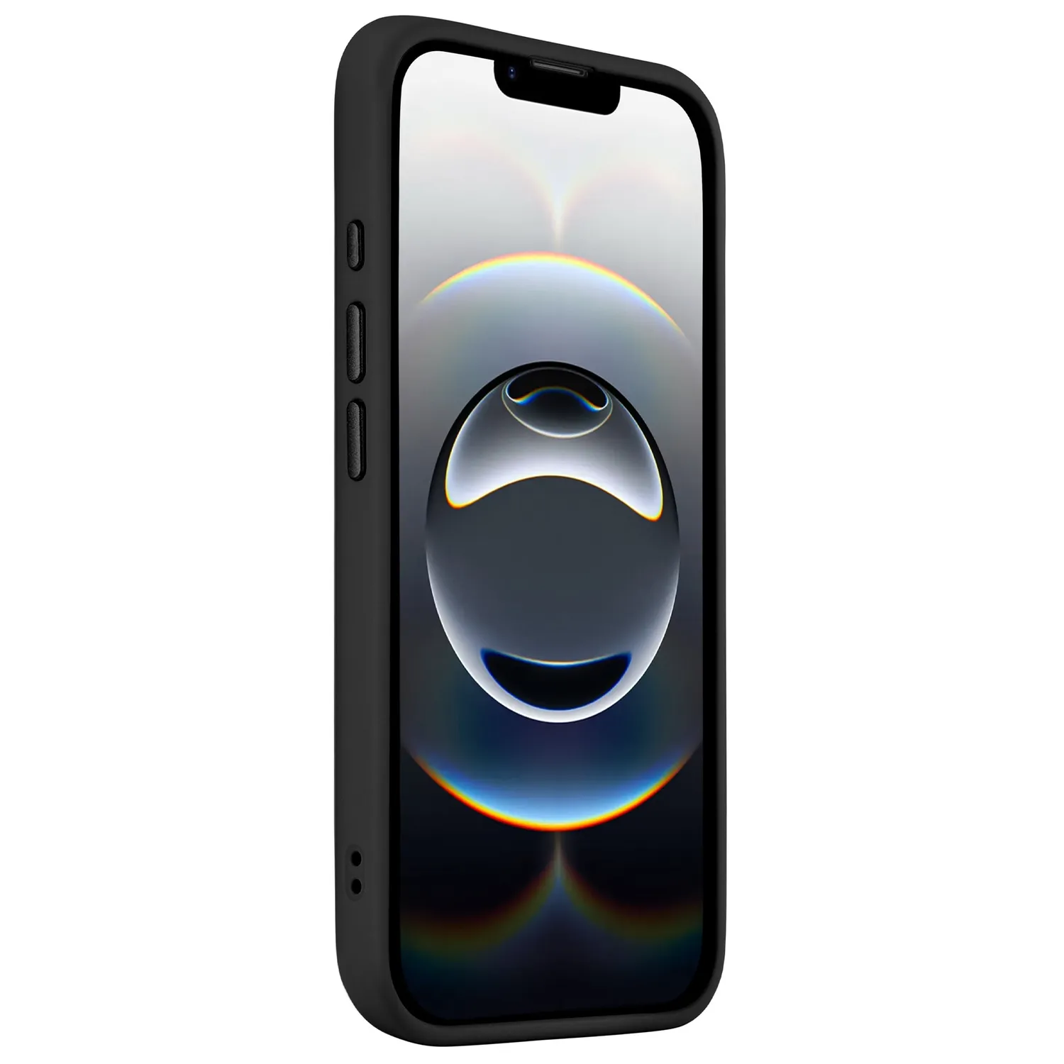 arktis iPhone 16e Solid Case Hülle Schwarz matt