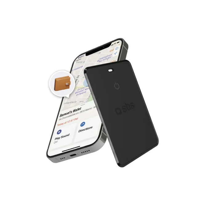 SBS Track My Card Apple Find My Tracker mit Akku
