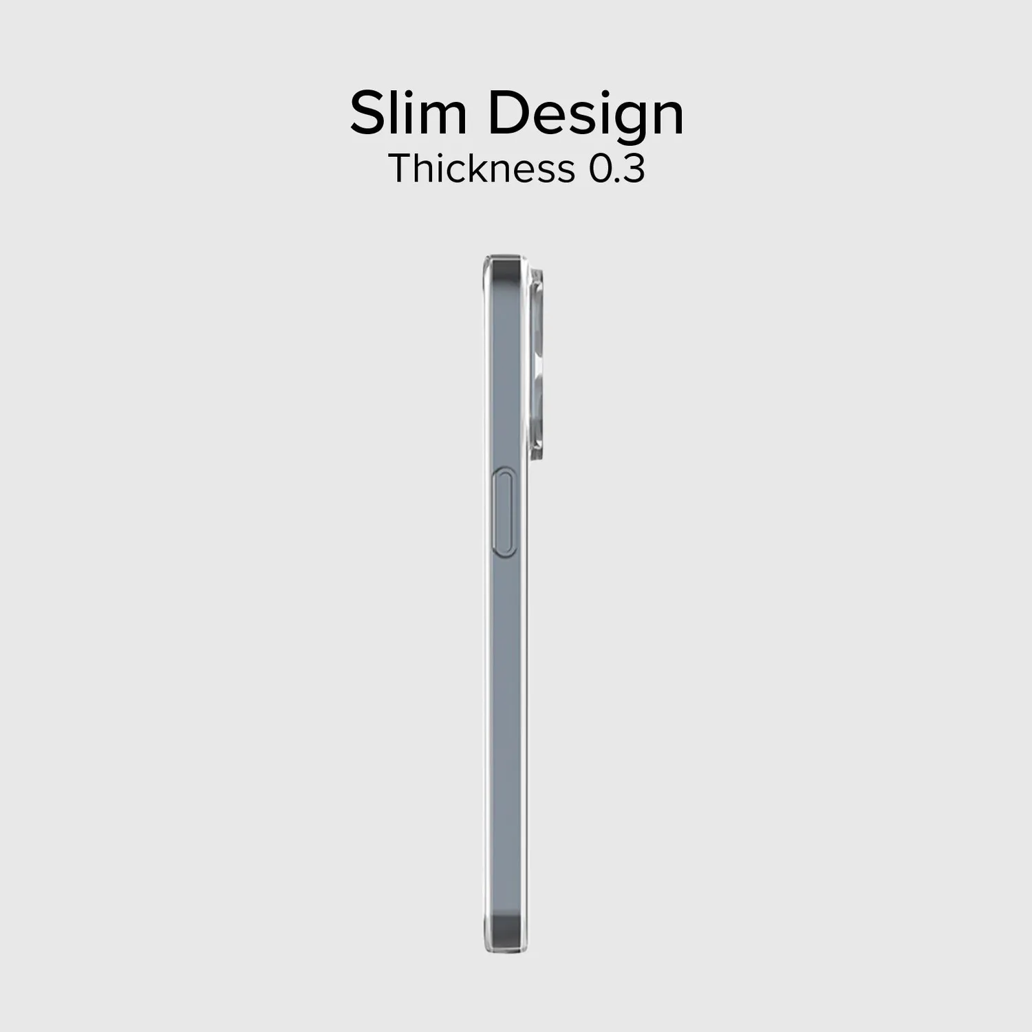 SBS Skinny iPhone 15 Pro Max Handyhülle transparent dünn