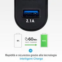 SBS Reise-Ladeset USB-C Ladekabel 1m 2,1A