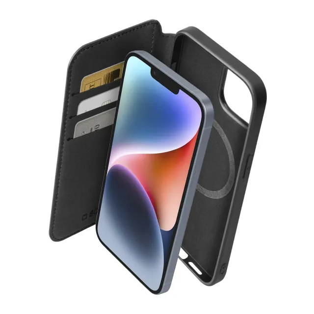 SBS iPhone 14 Plus Book Case schwarz MagSafe Klapphülle