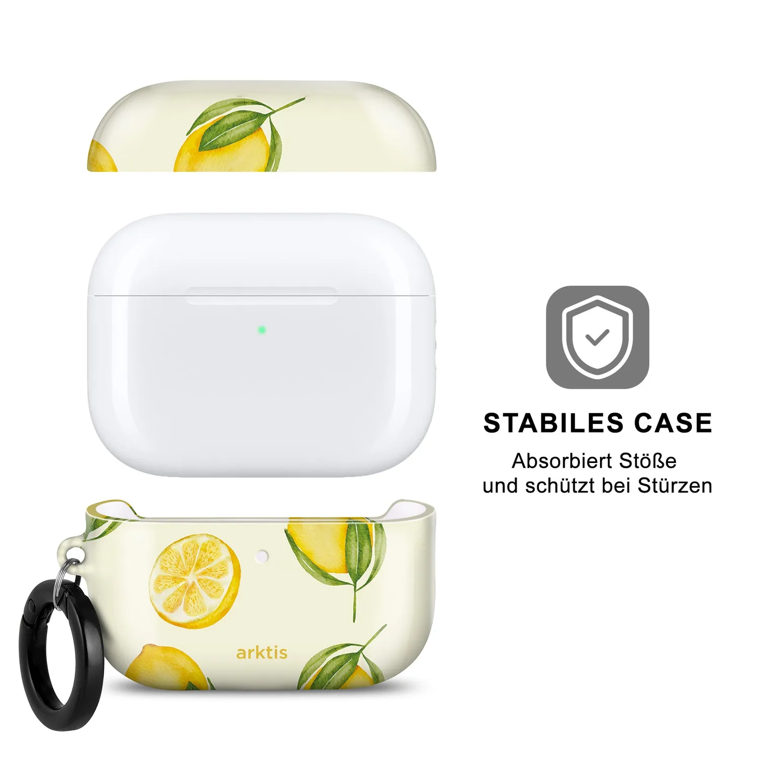 arktis AirPods Pro 3 Hülle Lemon Print