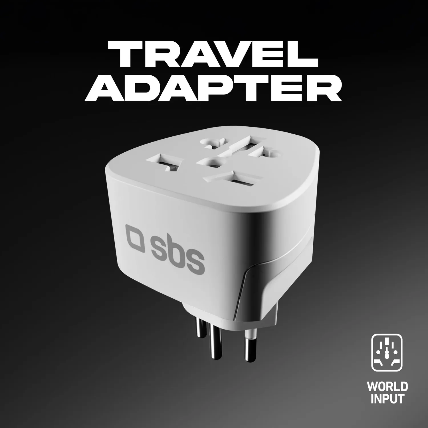 SBS Reiseadapter Typ J Schweiz Universal 2500W kompakt