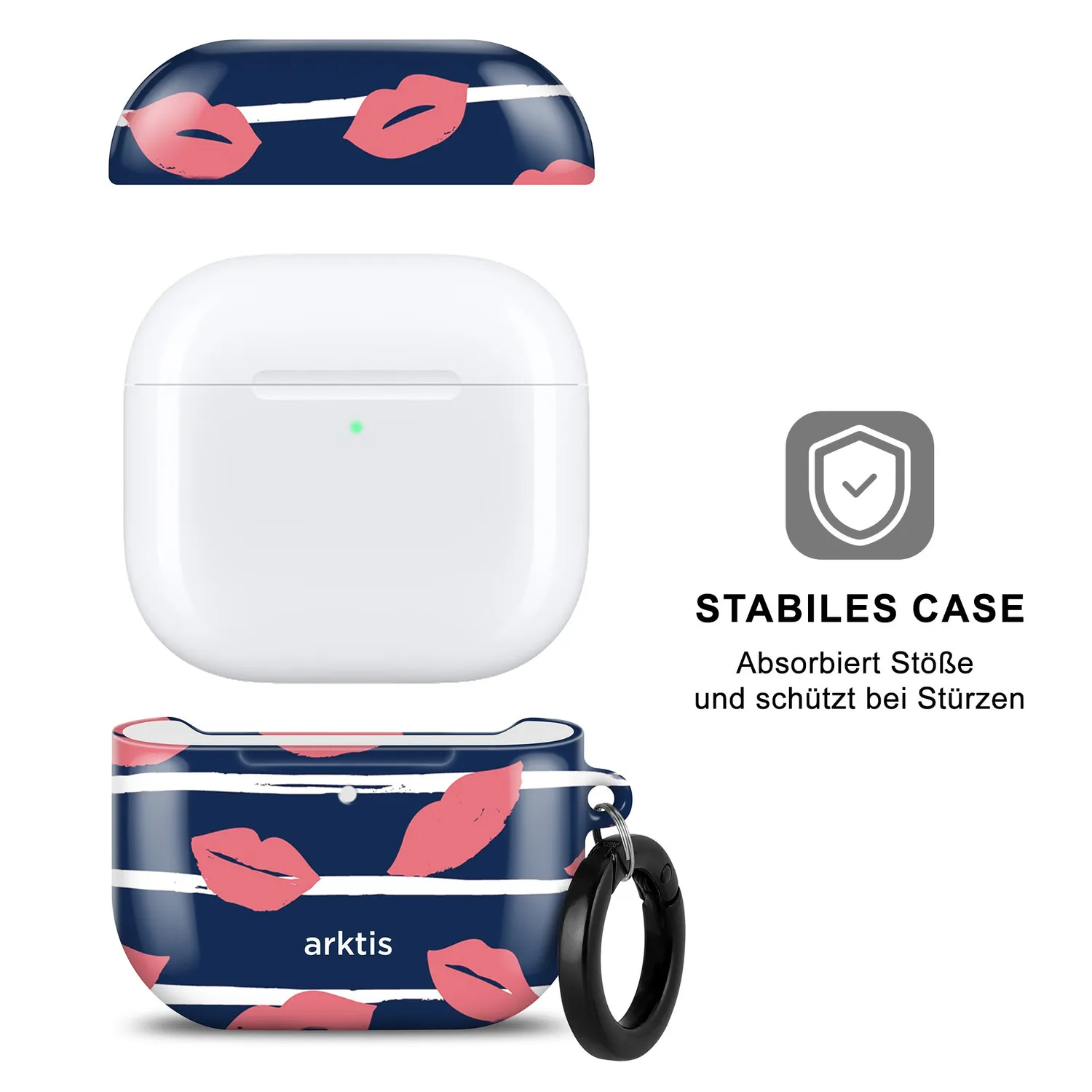 arktis AirPods 5 Hülle Kisses Polycarbonat Case