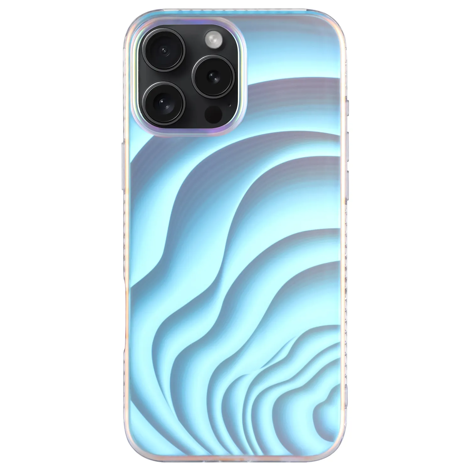 arktis iPhone 16 Pro Max Hülle Pearl Brush Perlmutt
