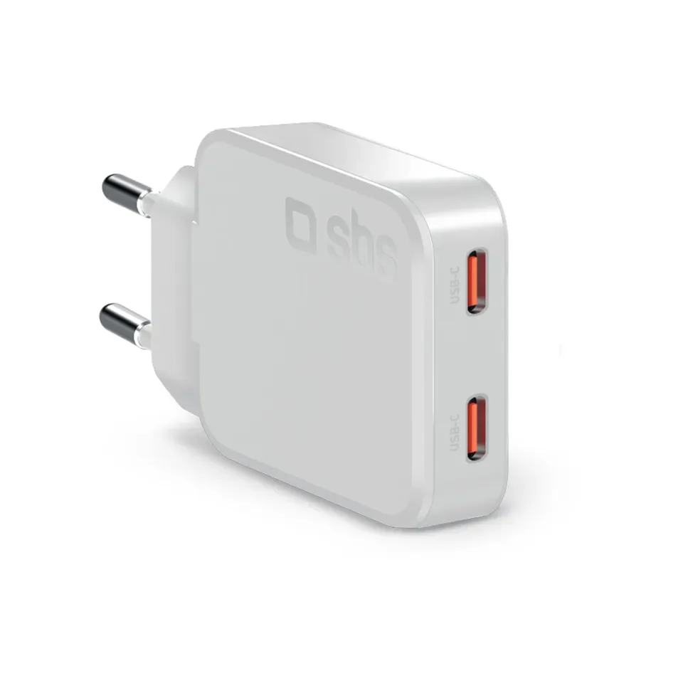 SBS 65W Dual USB-C Ladegerät ultraflach GaN