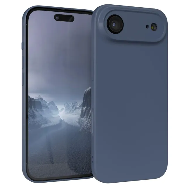 EAZY CASE iPhone Air Silikonhülle Petrol Matt Dünn