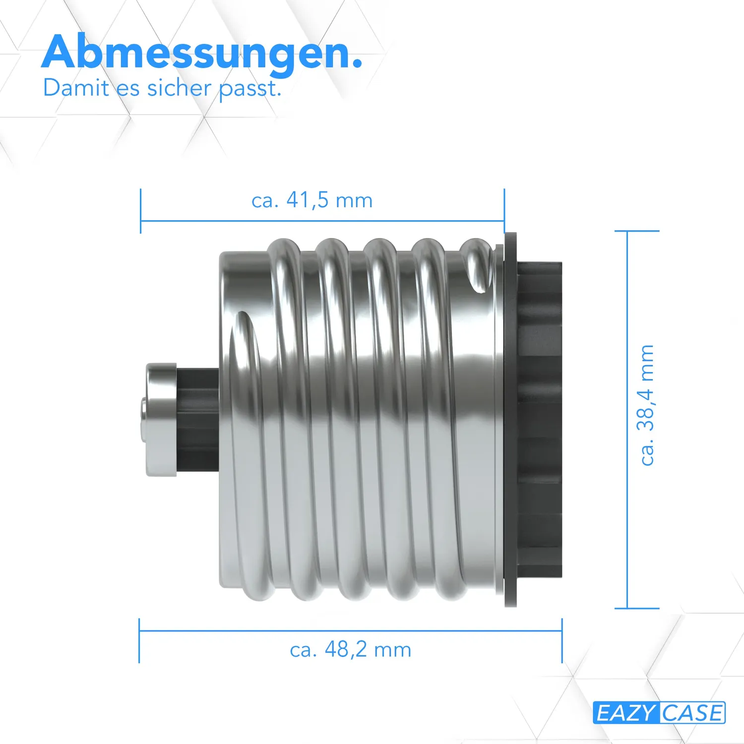 EAZY CASE E40 auf E27 Adapter 4x Schwarz 30W