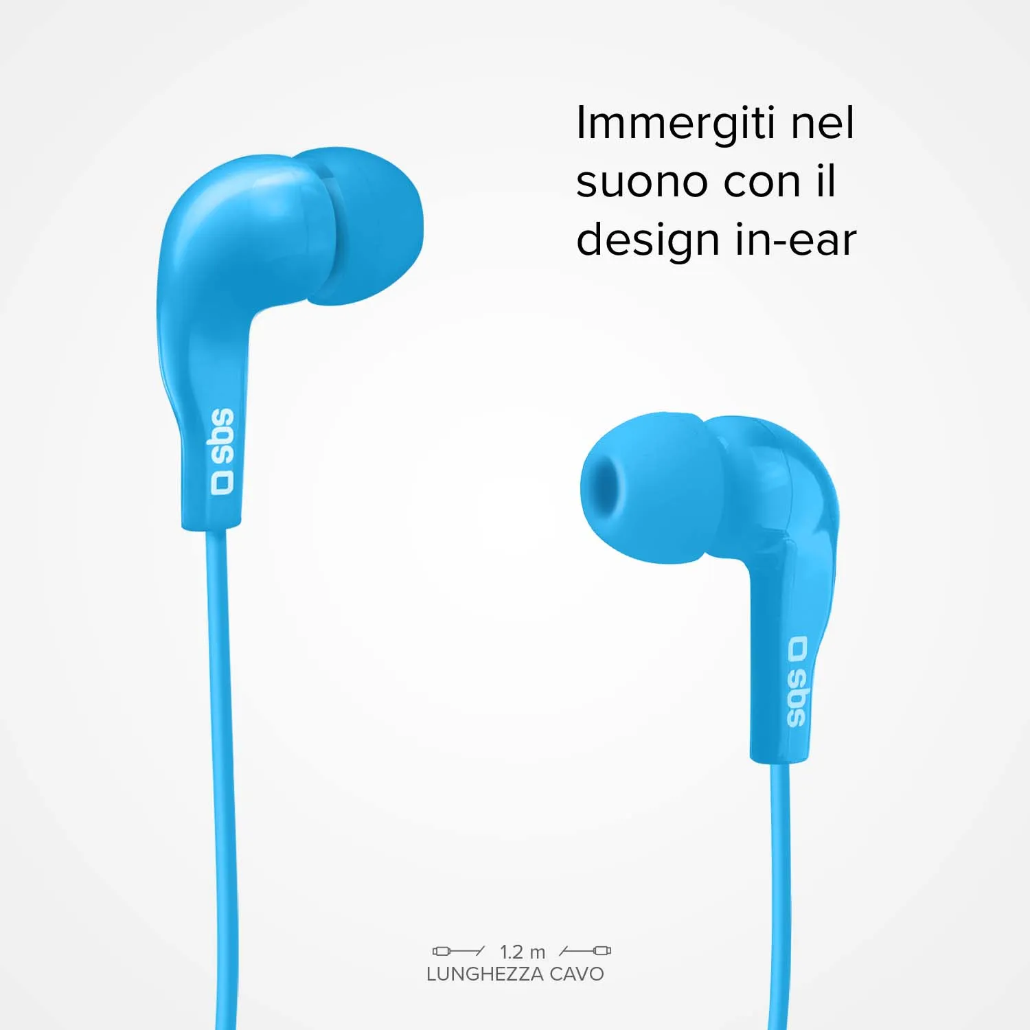 SBS Studio Mix 10 In-Ear Kopfhoerer Schwarz mit Mikrofon
