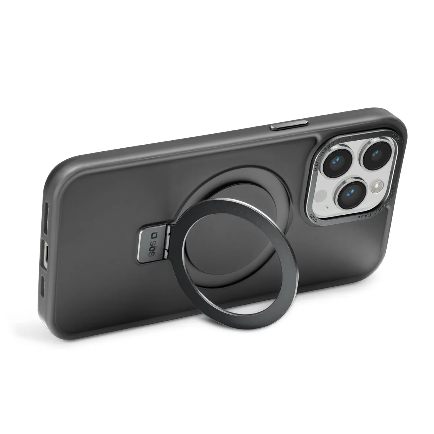 SBS Mag Stand iPhone 14 Pro Hülle Schwarz MagSafe