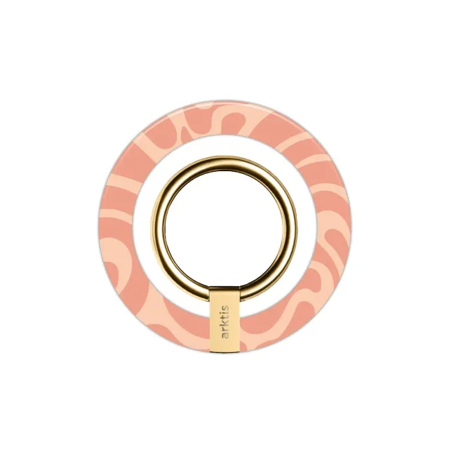 arktis MagSafe Ringhalter Curly Handy-Ring Gold