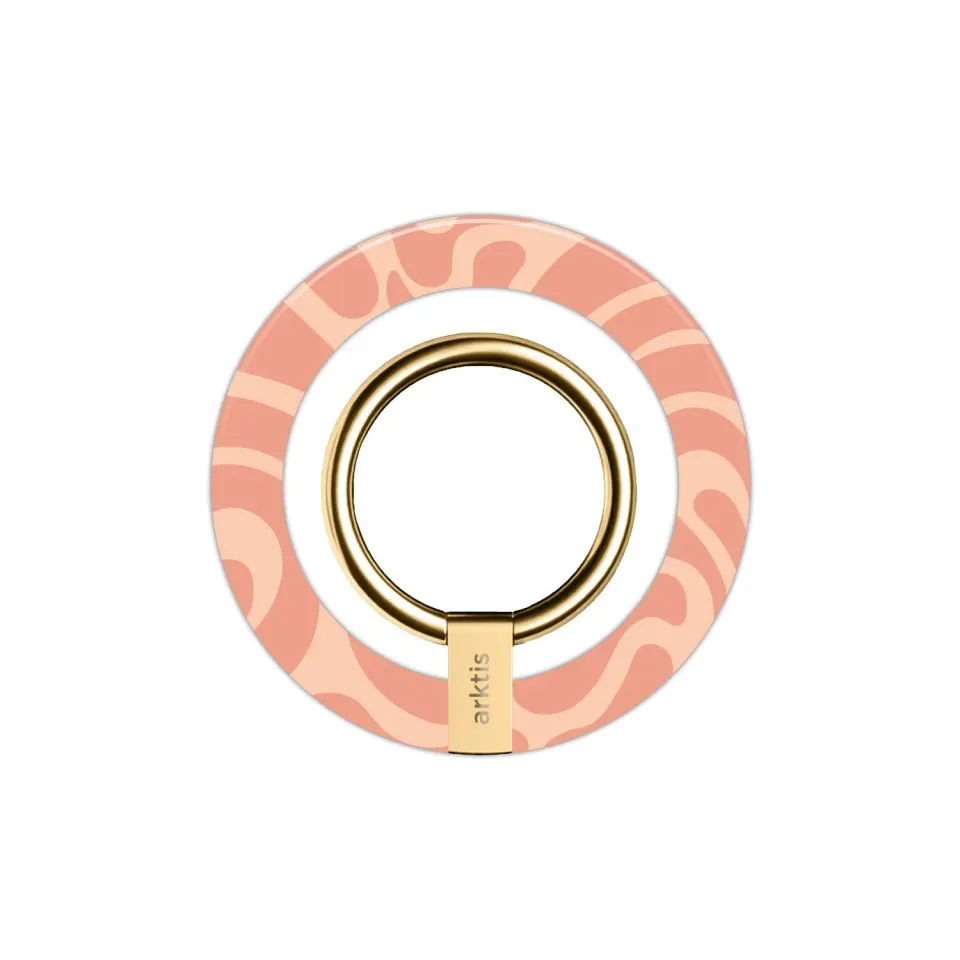arktis MagSafe Ringhalter Curly Handy-Ring Gold