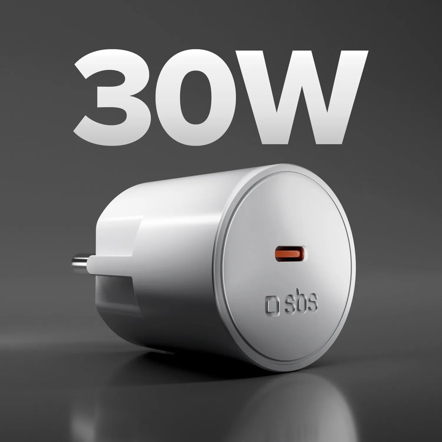 SBS Schuko Ladegerät USB-C 30W PD Netzteil