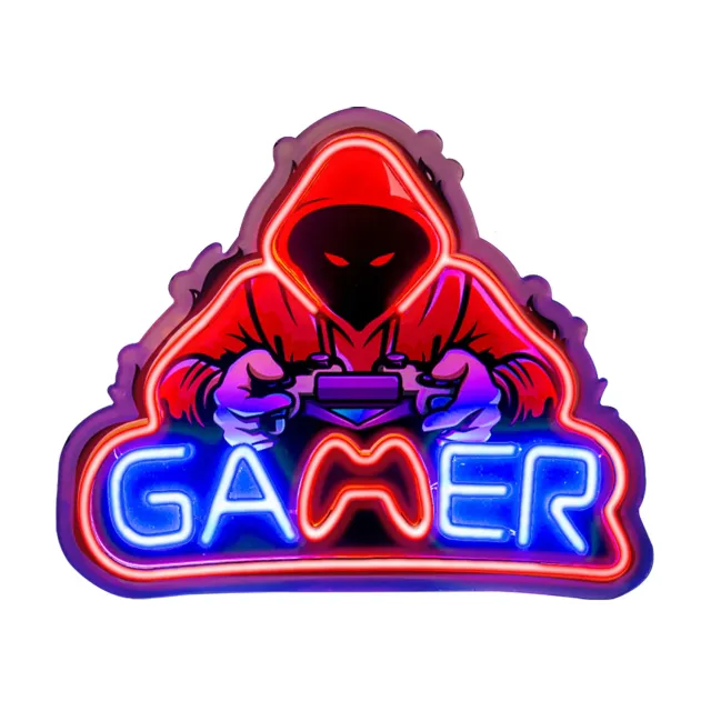 SBS Gamer Mode On LED-Neonschild 28x34 cm mit USB