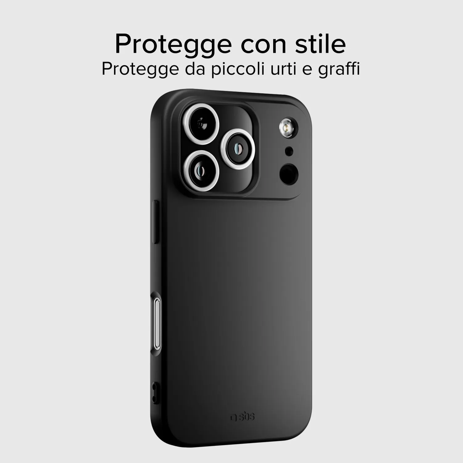 SBS Instinct iPhone 17 Pro Max Hülle Schwarz stoßfest