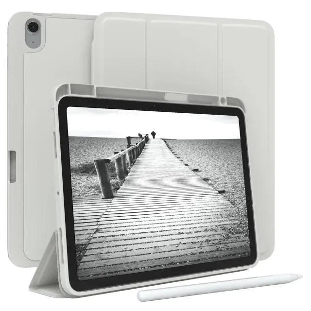 EAZY CASE iPad Air 6 Smartcase 10,9 Zoll Hellgrau Stift
