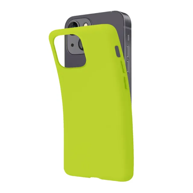 SBS Rainbow Hülle für iPhone 14 TPU dünn grün