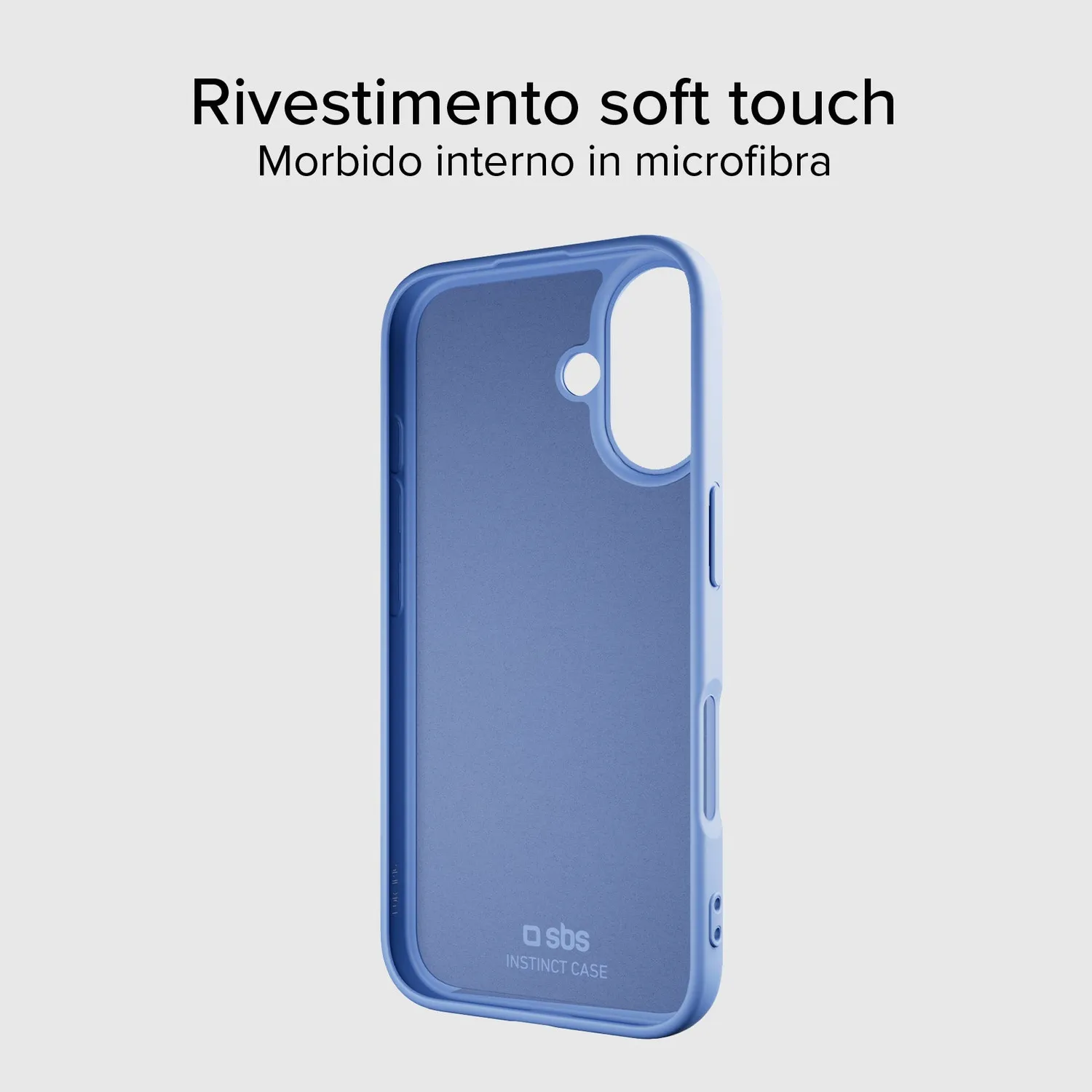SBS Instinct Hülle iPhone 16 schwarz kabellos