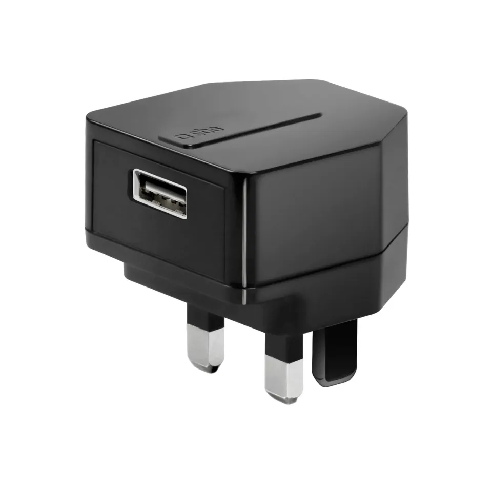SBS Reise-Ladegerät USB 1A mit UK-Stecker