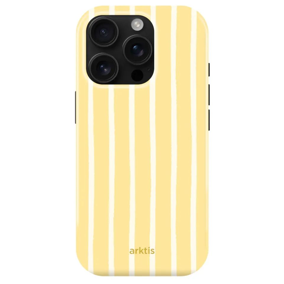 arktis iPhone 15 Pro Hülle Sunny Stripes MagSafe