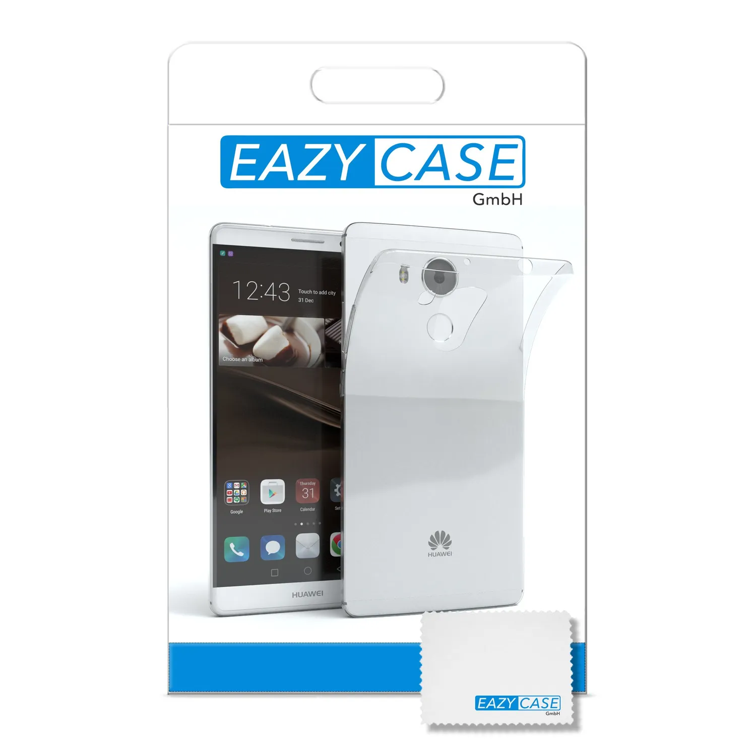 EAZY CASE Huawei Mate 8 Silikonhülle Transparent