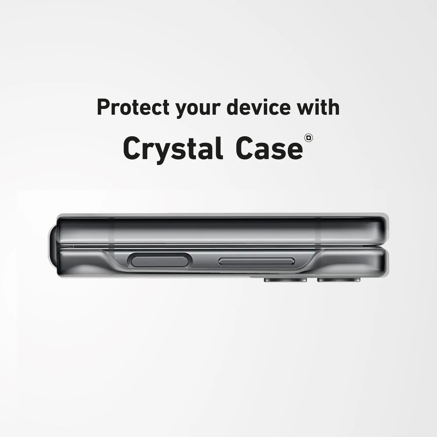 SBS Crystal Handyhülle Samsung Z Flip 5 Transparent