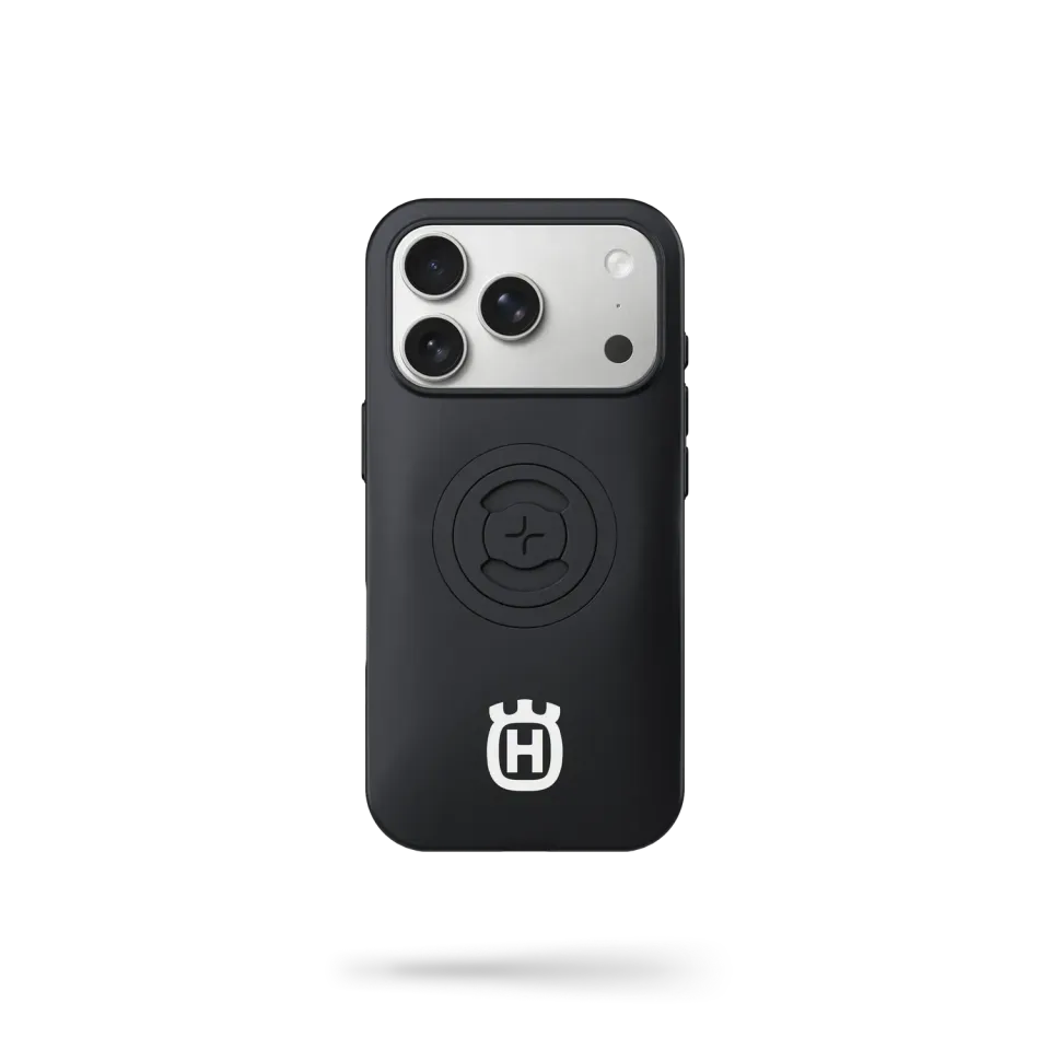 SP Connect Husqvarna Crown Logo Handyhülle iPhone 17 schlank
