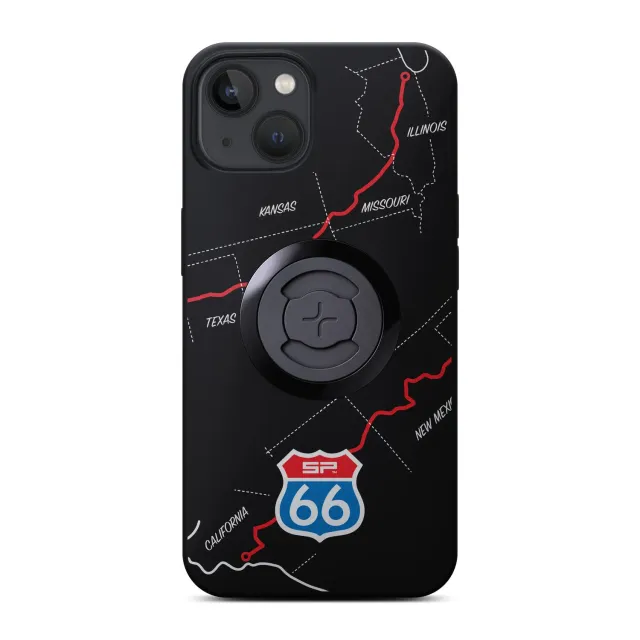 SP Connect Edition 66 Map Phone Case Rot Halterungs-kompatibel