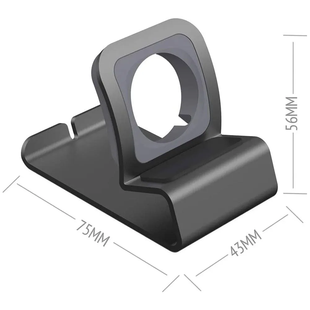 arktisband Apple Watch Ladestation Aluminium Space Grau