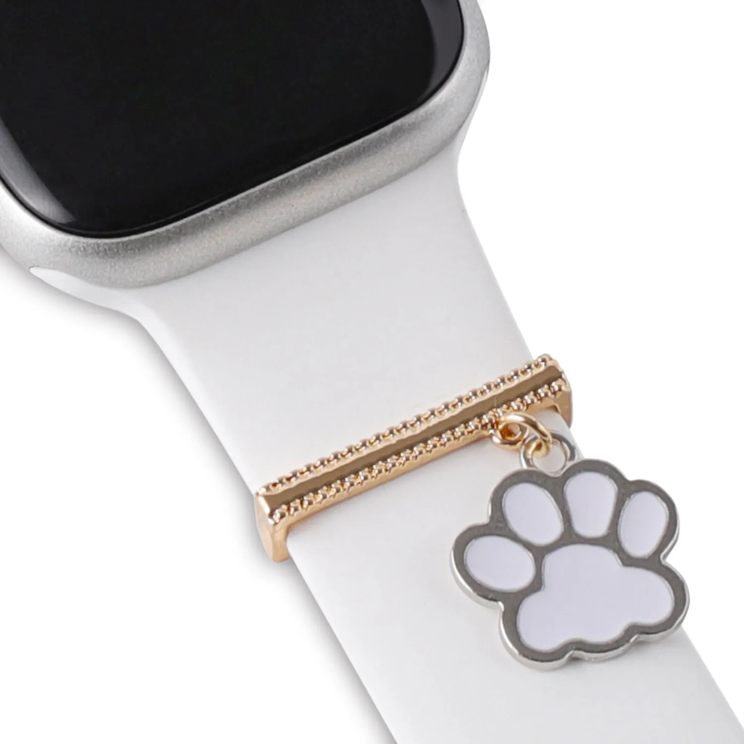 arktisband White Paw Apple Watch Charm gold Edelstahl