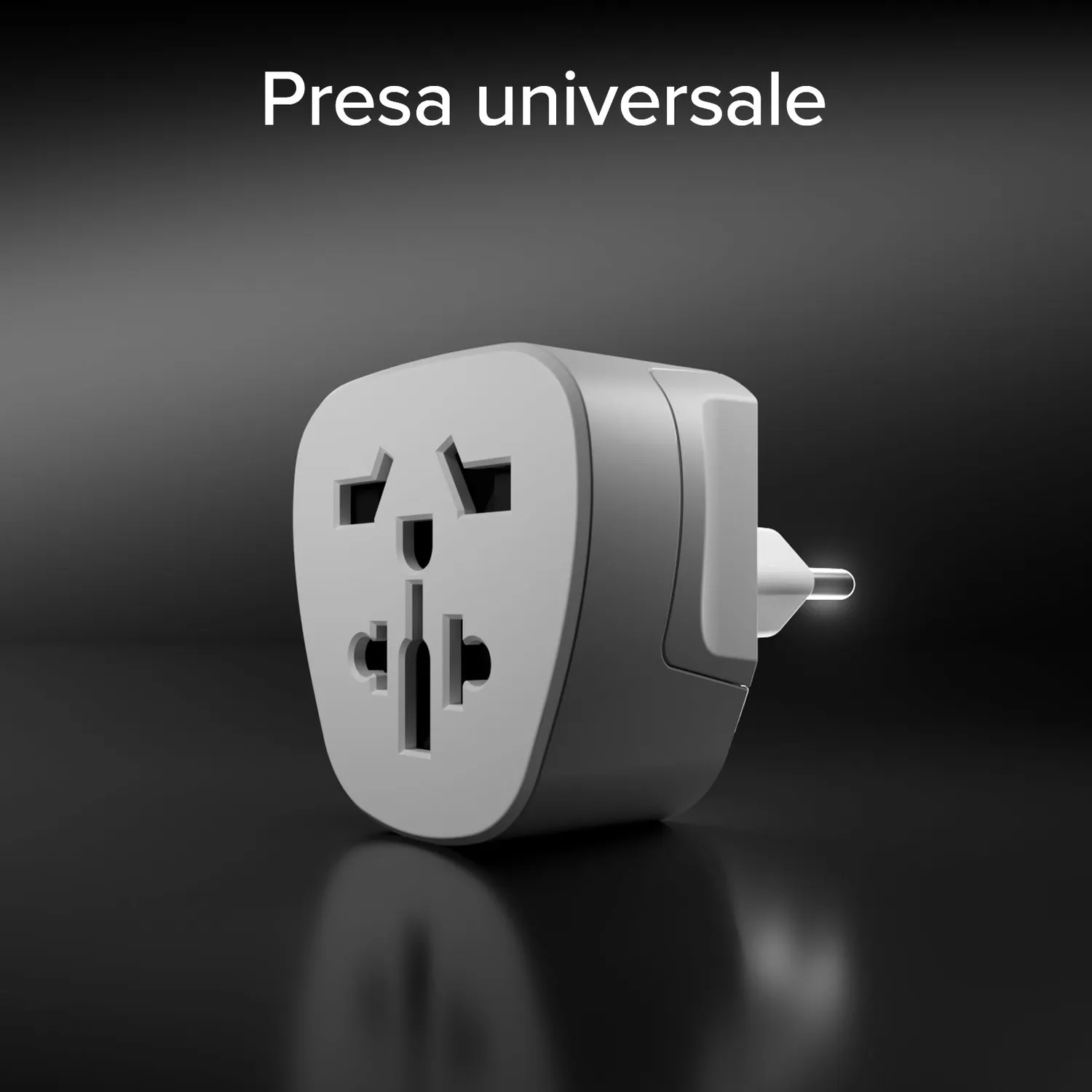 SBS Reiseadapter Universal Typ C Italien 2500W kompakt