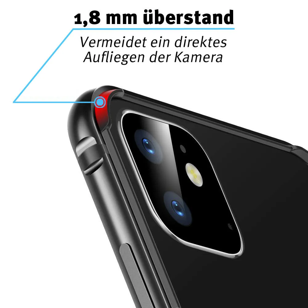 arktis AirZERO iPhone 15 Alu-Bumper Schwarz