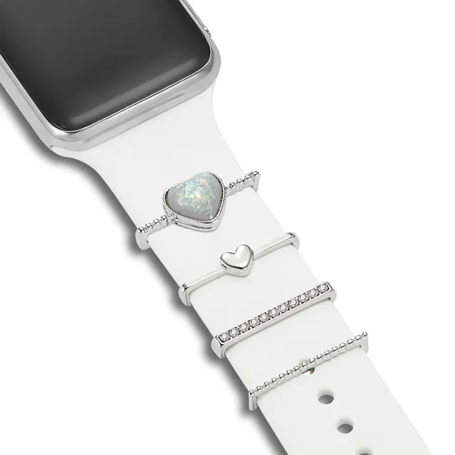 arktisband Loyal Apple Watch Charms Silber Edelstahl