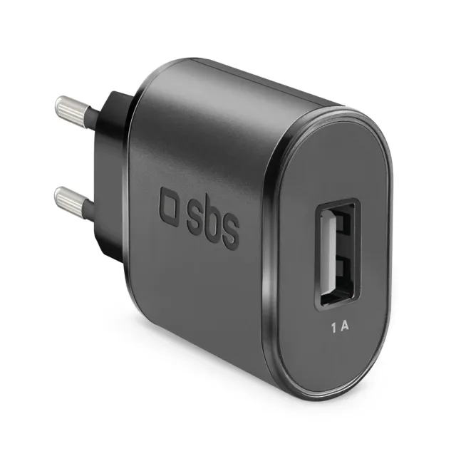 SBS 5W USB Wandladegerät Eurostecker weiß