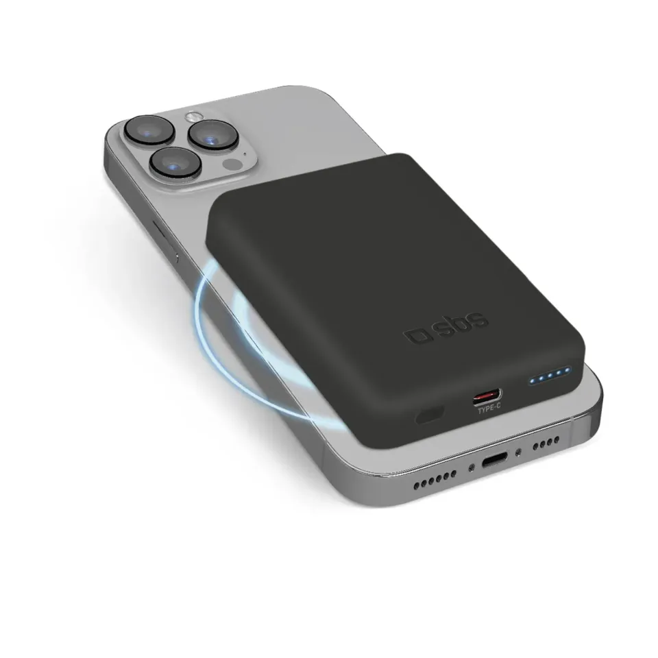 SBS Power Bank Mag 5000 mAh Wireless MagSafe