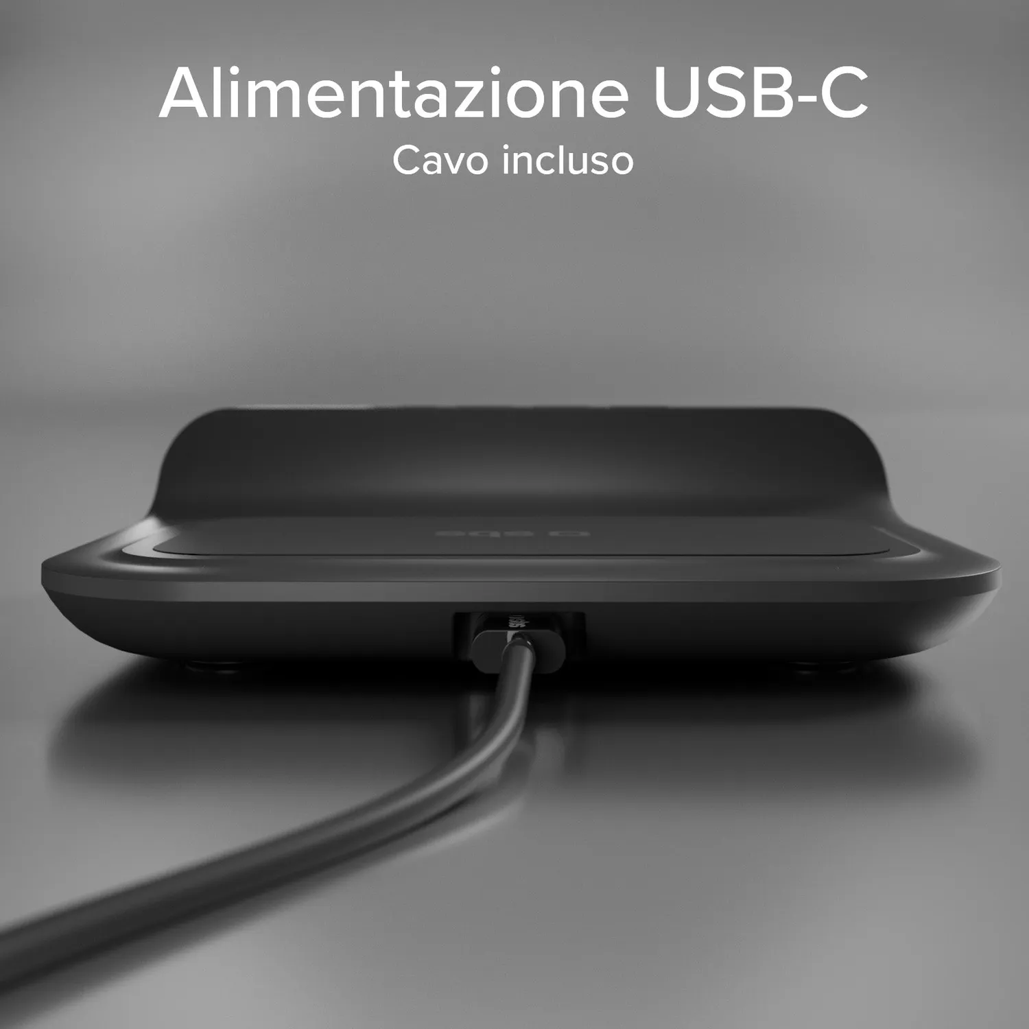 SBS 2in1 Wecker Wireless Charger 15W schwarz