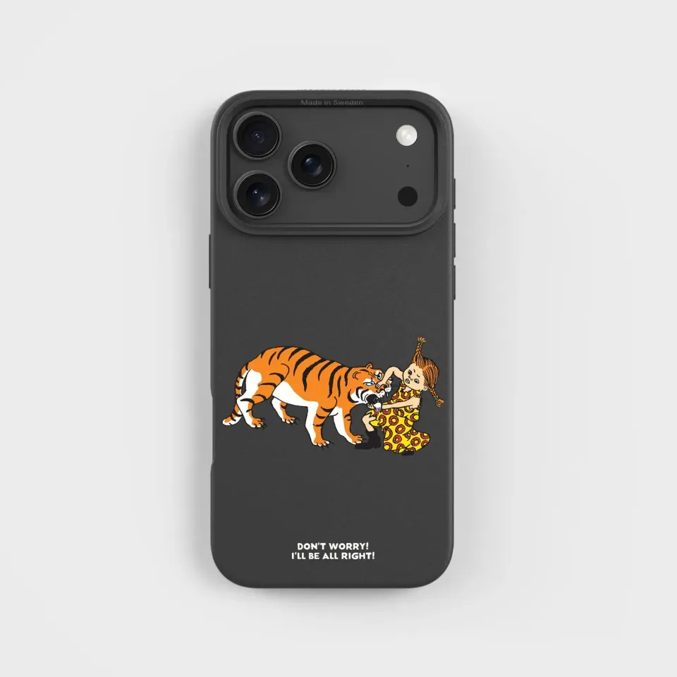 agood company PLNTPRTCT iPhone 17 Pro Max Handyhülle Pippi I'll be all right
