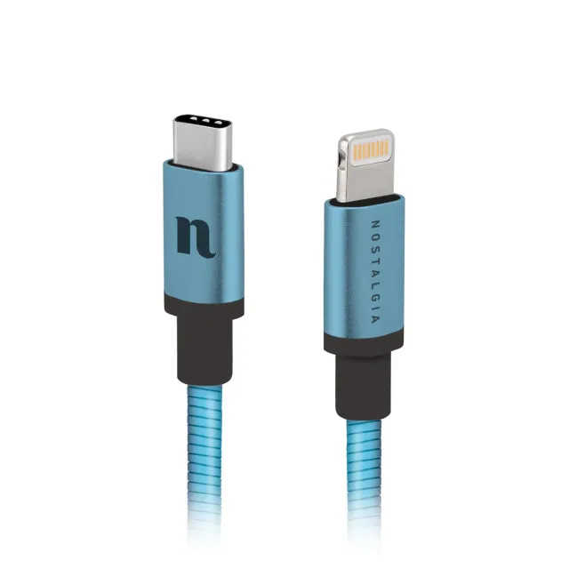 SBS Taormina Lightning-USB-C Kabel Hellblau 1m PD
