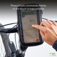 SBS Fahrrad-Handyhalterung Lenker wasserdicht 360° schwarz