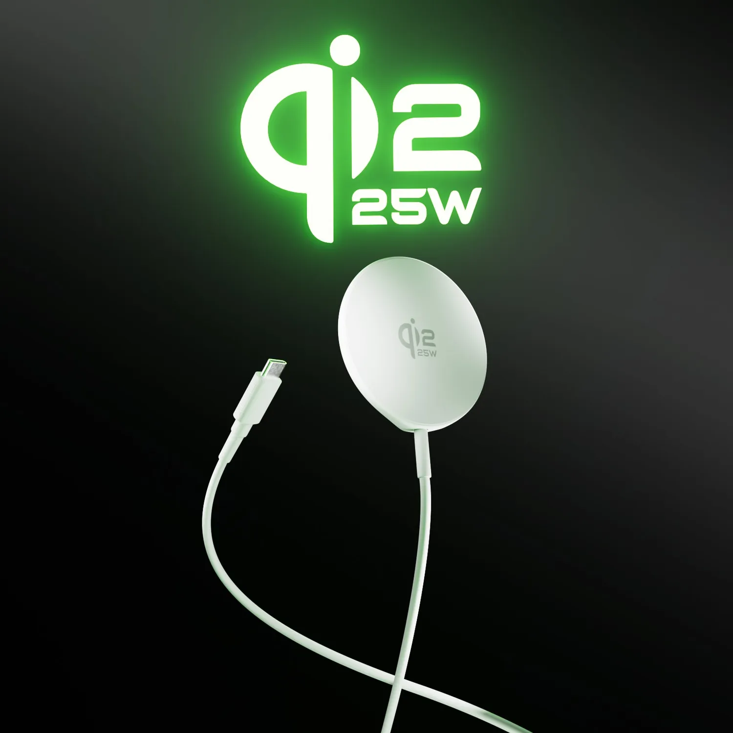 SBS Qi2.2 Wireless Ladegerät 25W magnetisch 150cm