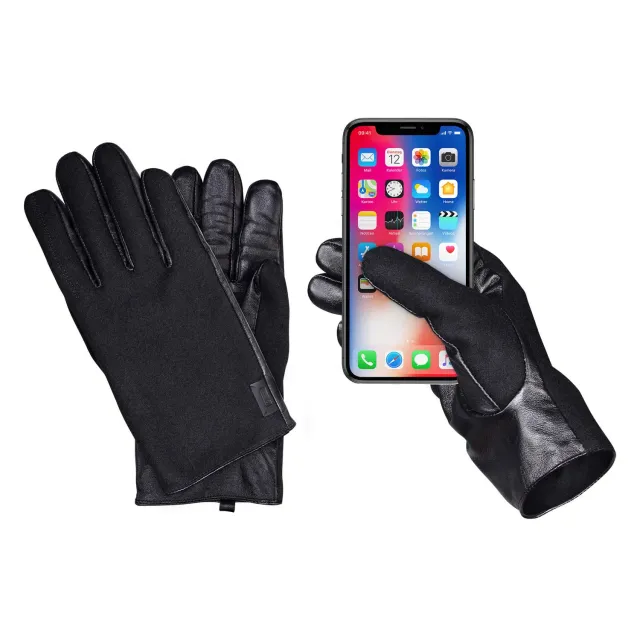 Artwizz SmartGlove Touchscreen Lederhandschuhe schwarz