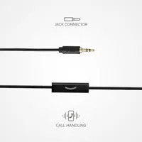 SBS Duo Kabel-Ohrhörer 3,5mm Stereo mit Mikro